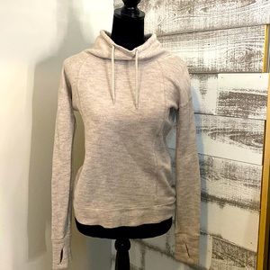 Heather grey cowl neck sweater